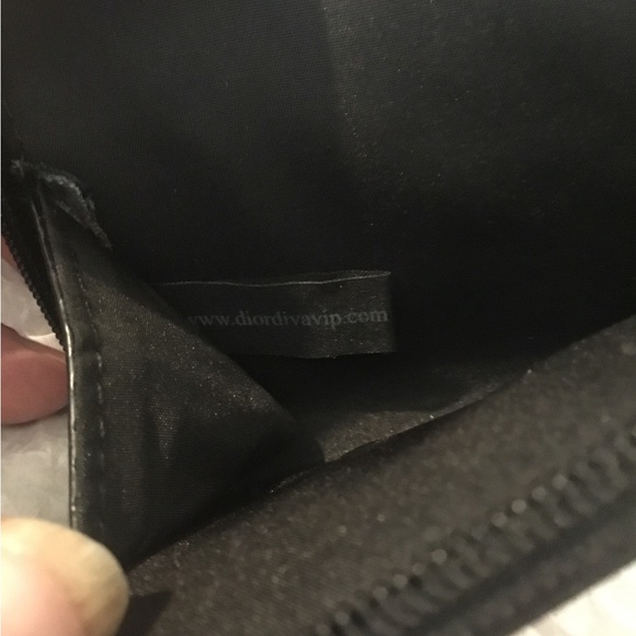 Authentic Vintage Dior Beauty (Gift With Purchase)Black Coin/Card Holder - Picture 5 of 10